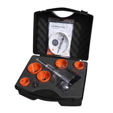 Hole saw kit with Spotless Pro