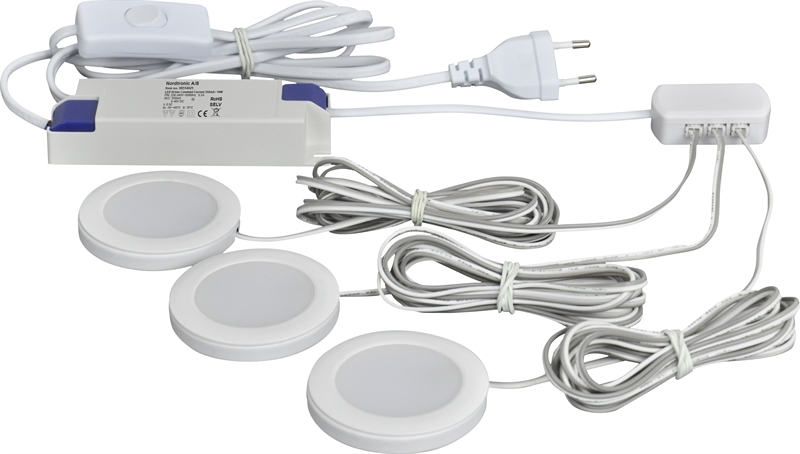 Linea kit 3 x 2.3W, matt white